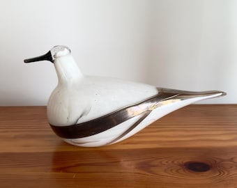 Oiva Toikka for Iittala, Hand Blown Glass Bird, Eurasian Wryneck