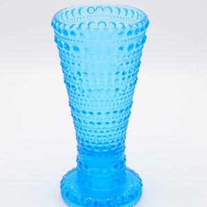 Oiva Toikka Kastehelmi (Dew Drop) Turquoise Vintage Vase Candle Holder by Nuutajärvi Finland