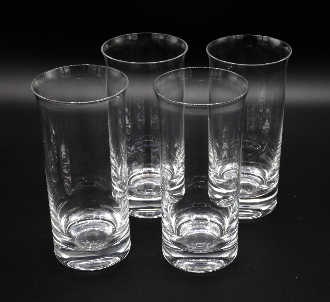 Iittala Finland Otso Clear Beer Tumbler Highball Glasses 4 Pcs 
