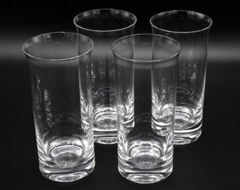 Iittala Finland Otso Clear Beer Glasses 4 pcs Vintage Design By Valto Kokko
