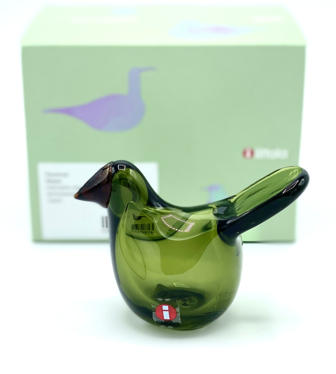 置物 Birds by Toikka FLYCATCHER SIEPPO 15+1 Birds by Toikka Flycatcher Sieppo Rain Red | eBay