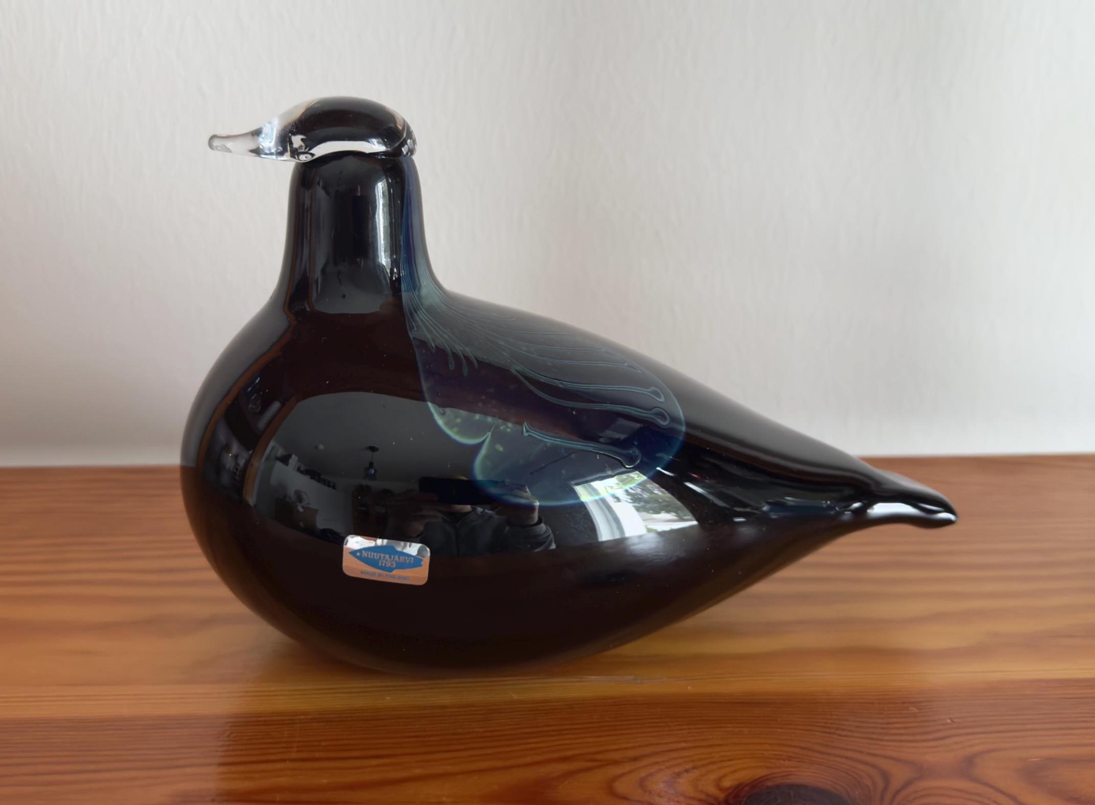 Oiva Toikka Aamulehti Glass Bird Vintage Special Rare Art