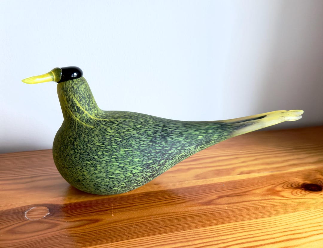 Oiva Toikka Guillemont (kiisla) Big Art Glass Bird Very Rare Split