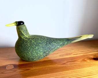 Oiva Toikka Guillemont (kiisla) Big Art Glass Bird Very Rare Split