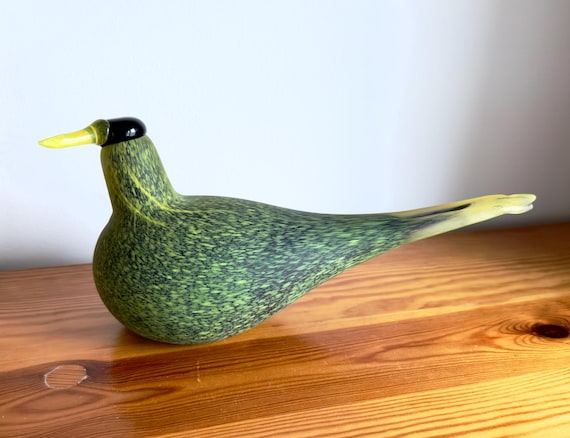 Oiva Toikka Guillemont (kiisla) Big Art Glass Bird Very Rare Split