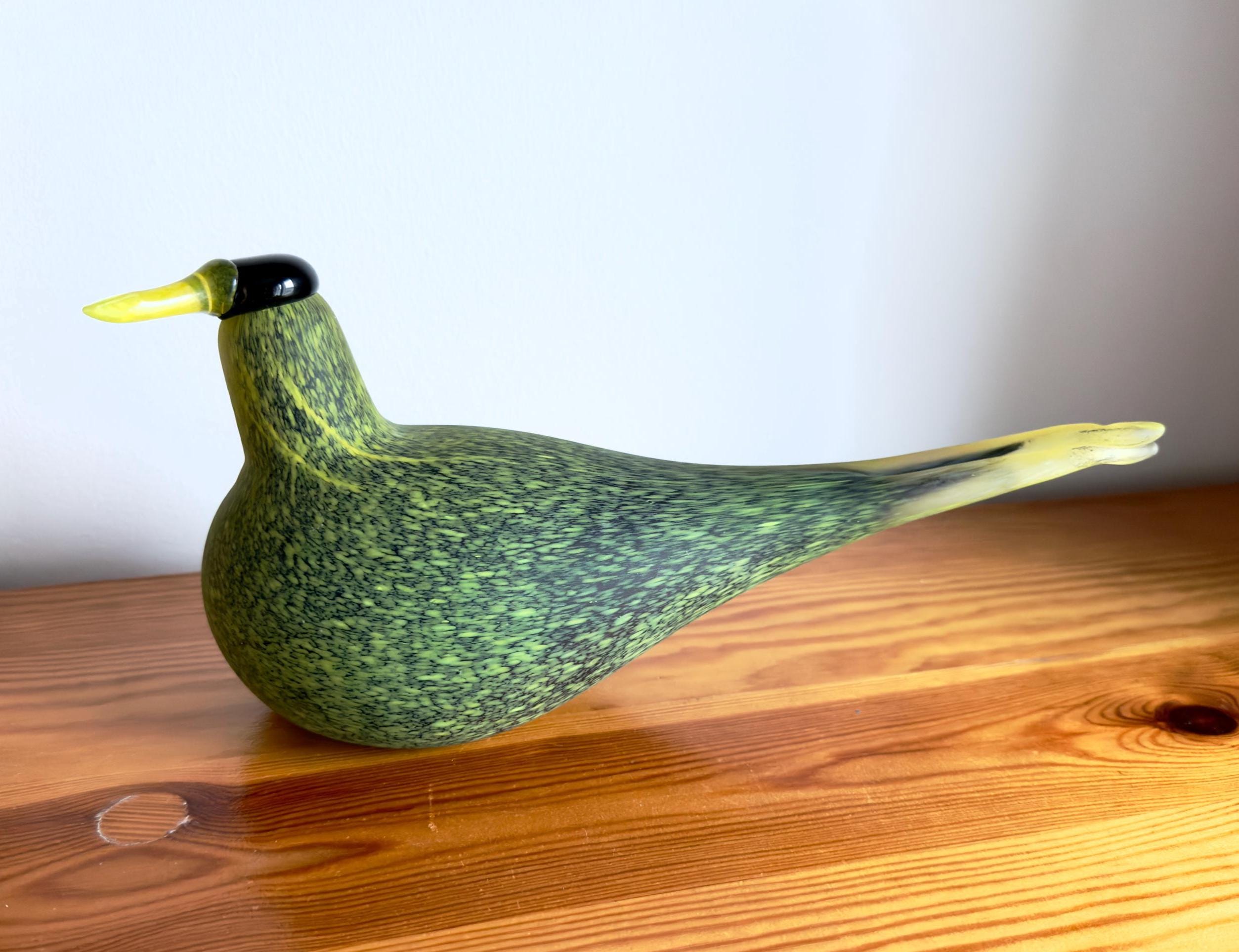 Oiva Toikka Guillemont (kiisla) Big Art Glass Bird Very Rare Split