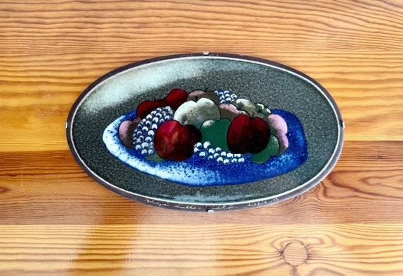 Arabia Finland Arrangement (asetelma) Vintage 1980s Wall Plate by