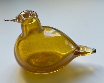 Oiva Toikka Golden Crested Kinglet (hippiäinen) Yellow Little