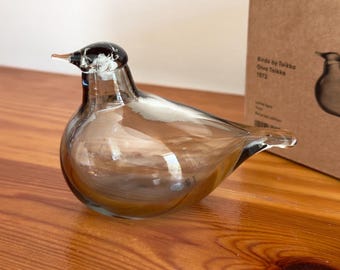 Limited Edition Rare Vintage Mouth-blown Glass Iittala Oiva Toikka