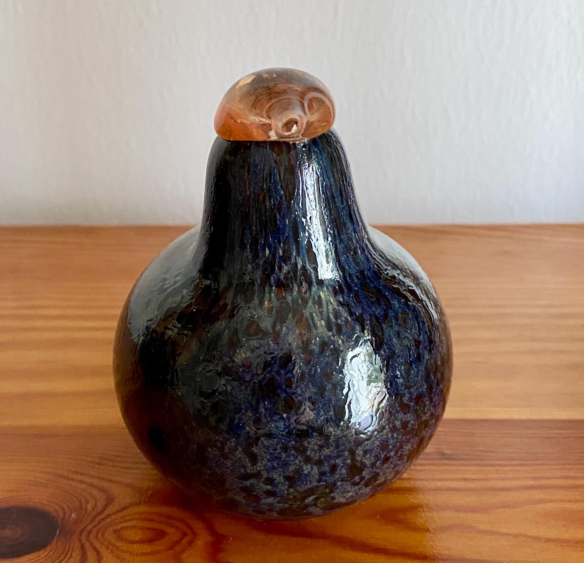 オイヴァ トイッカ oiva toikka sskk 2002 edithon Mustanokka SSKK 2002 Oiva Toikka Aapiskukko bird Iittala