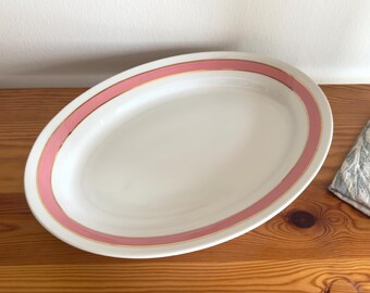 Arabia Kosmos Rectangular Serving Plate Hand Painted Vintage