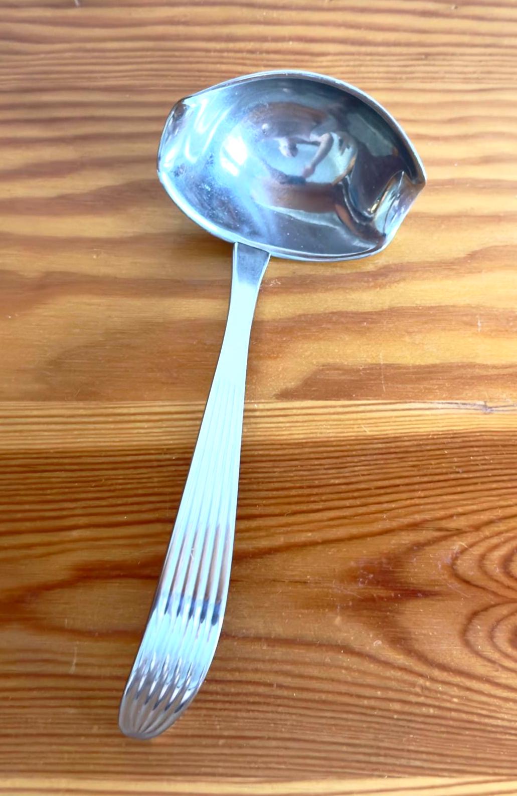 Hackman Finland Scandia (ideal) Sauce Ladle Serving Spoon Vintage