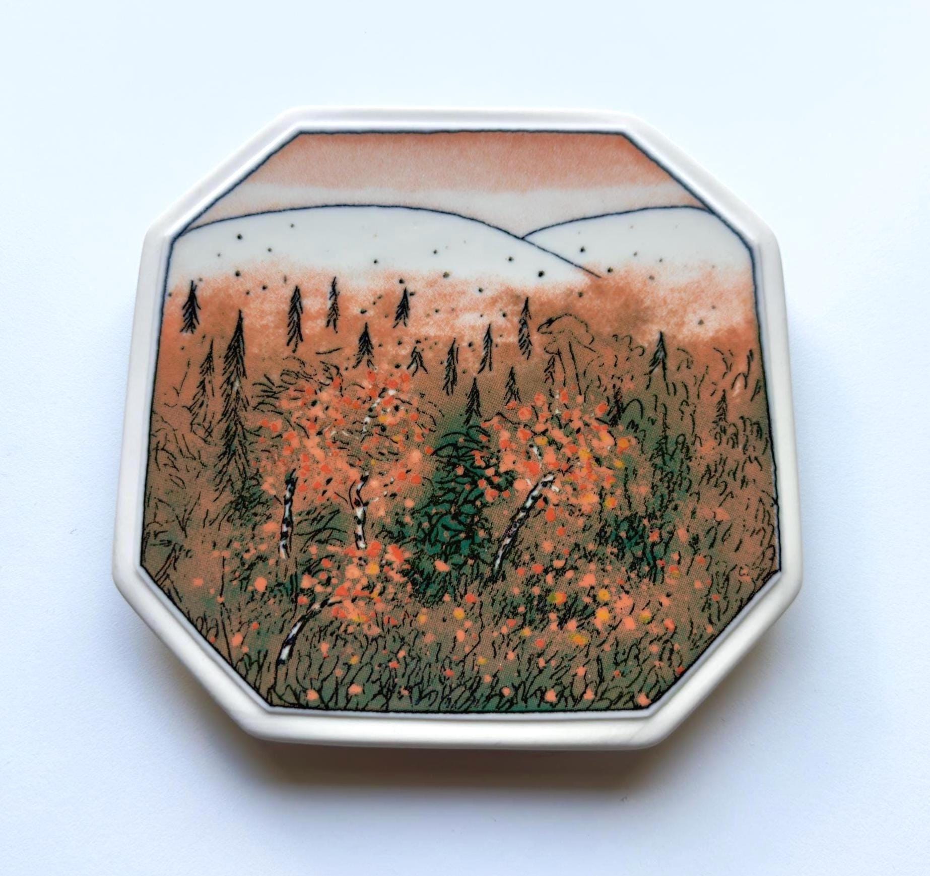 Arabia Finland Autumn Colors (ruska) Wall Plate Vintage Art