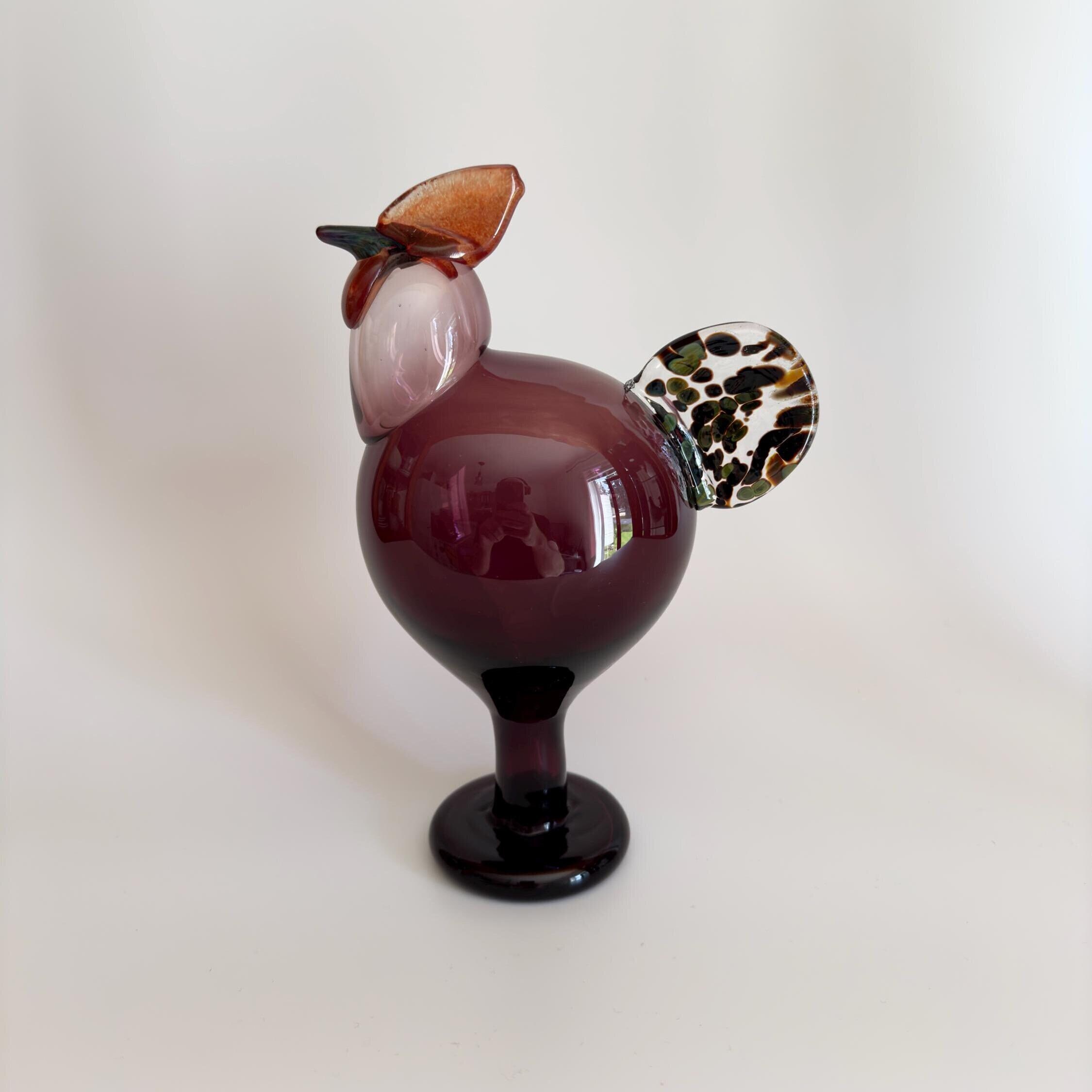 工芸品 Oiva Toikka Bird JUHLAKUKKO ROOSTER1997 Annual bird Rooster 'Juhlakukko', 1997 – Oiva Toikka (1931
