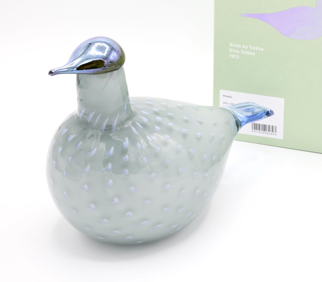 Oiva Toikka Pilvikki City of Vantaa Special Rare Art Glass Bird