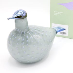 Oiva Toikka Pilvikki City of Vantaa Special Rare Art Glass Bird Iittala Finland With Original Box