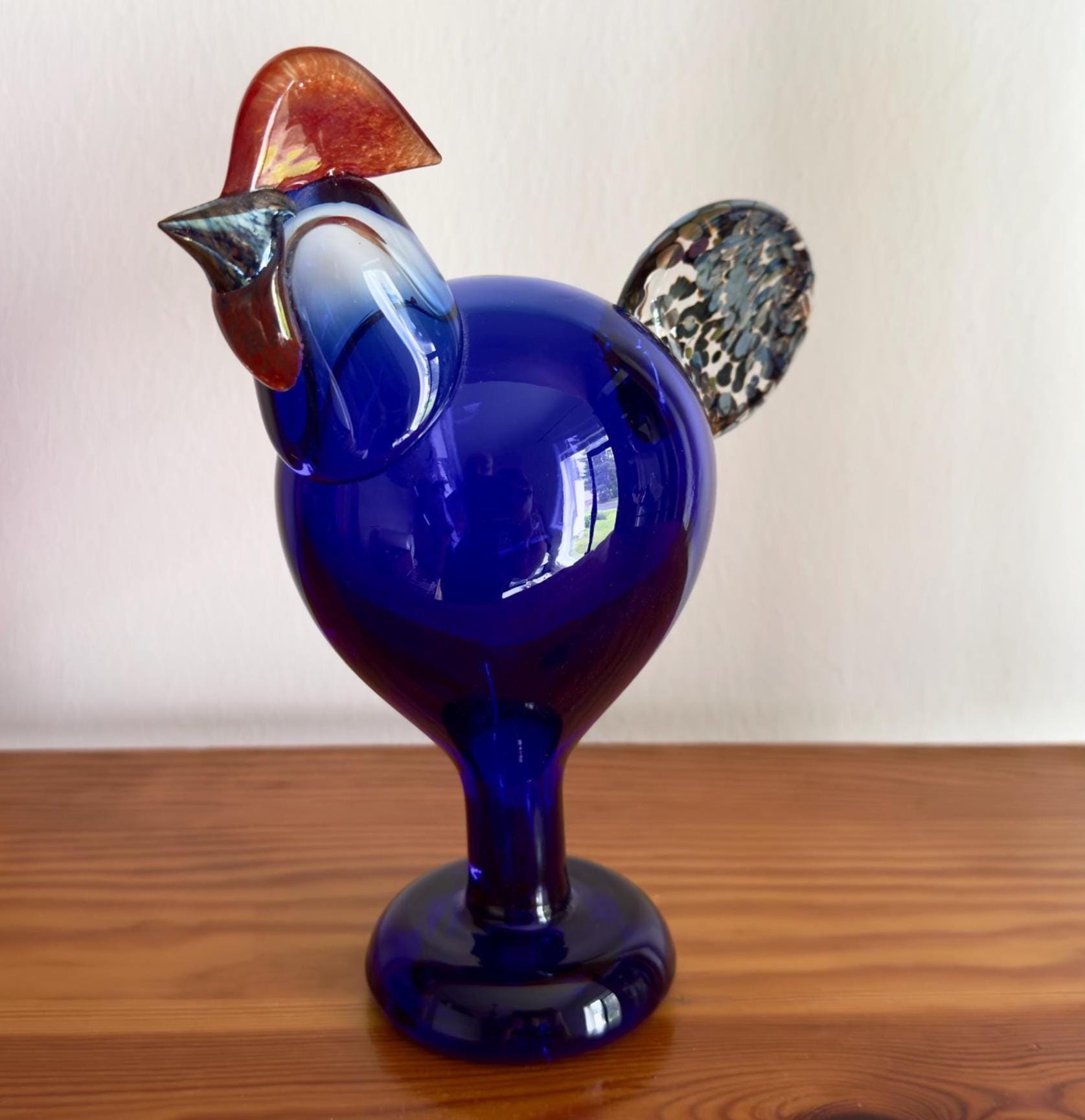 Oiva Toikka Festive Rooster (kukko) Glass Bird 1997 25 Years
