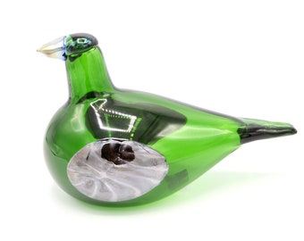Limited Edition Rare Vintage Mouth-blown Glass Iittala Oiva Toikka