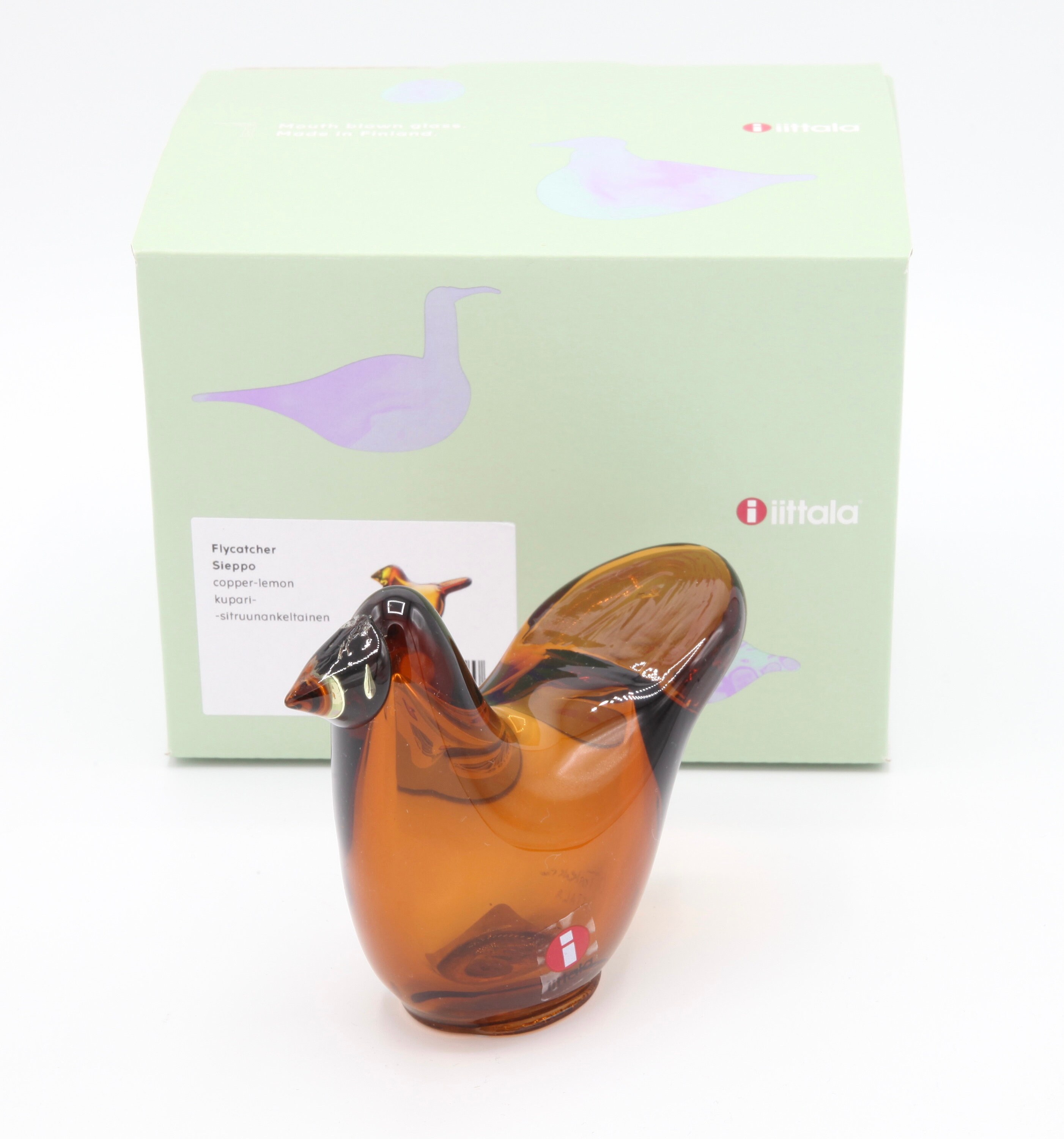 置物 Birds by Toikka FLYCATCHER SIEPPO 15+1 Birds by Toikka Flycatcher Sieppo Rain Red | eBay