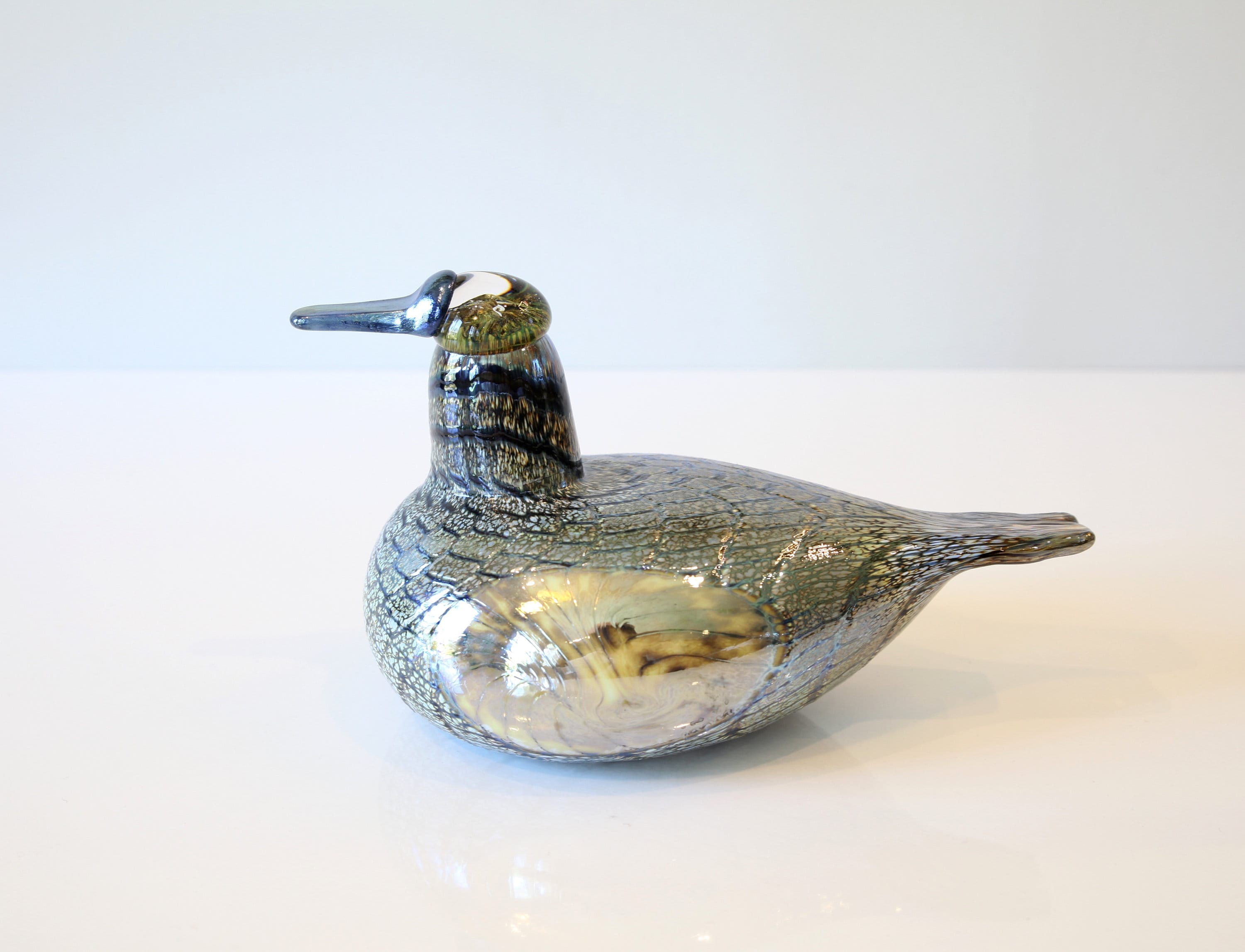 Oiva Toikka Female Duck Sorsa Naaras Art Glass Bird Iittala