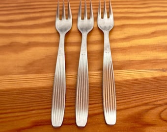 ★HACKMAN　FINLAND　カトラリーセット　14本　ほぼ未使用 Hackman Finland Scandia (ideal) Three Little Forks Classic Vintage