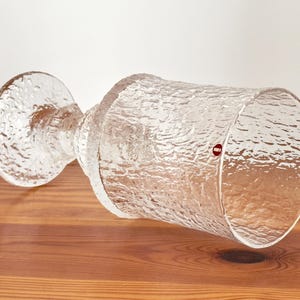 Iittala Finland Festivo Celebration Large Beer Drinking Glass (Juhlalasi) Very Rare Design Glass by Timo Sarpaneva