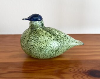 Oiva Toikka Lamino Green Quail (viiriäinen) Very Rare 1980s