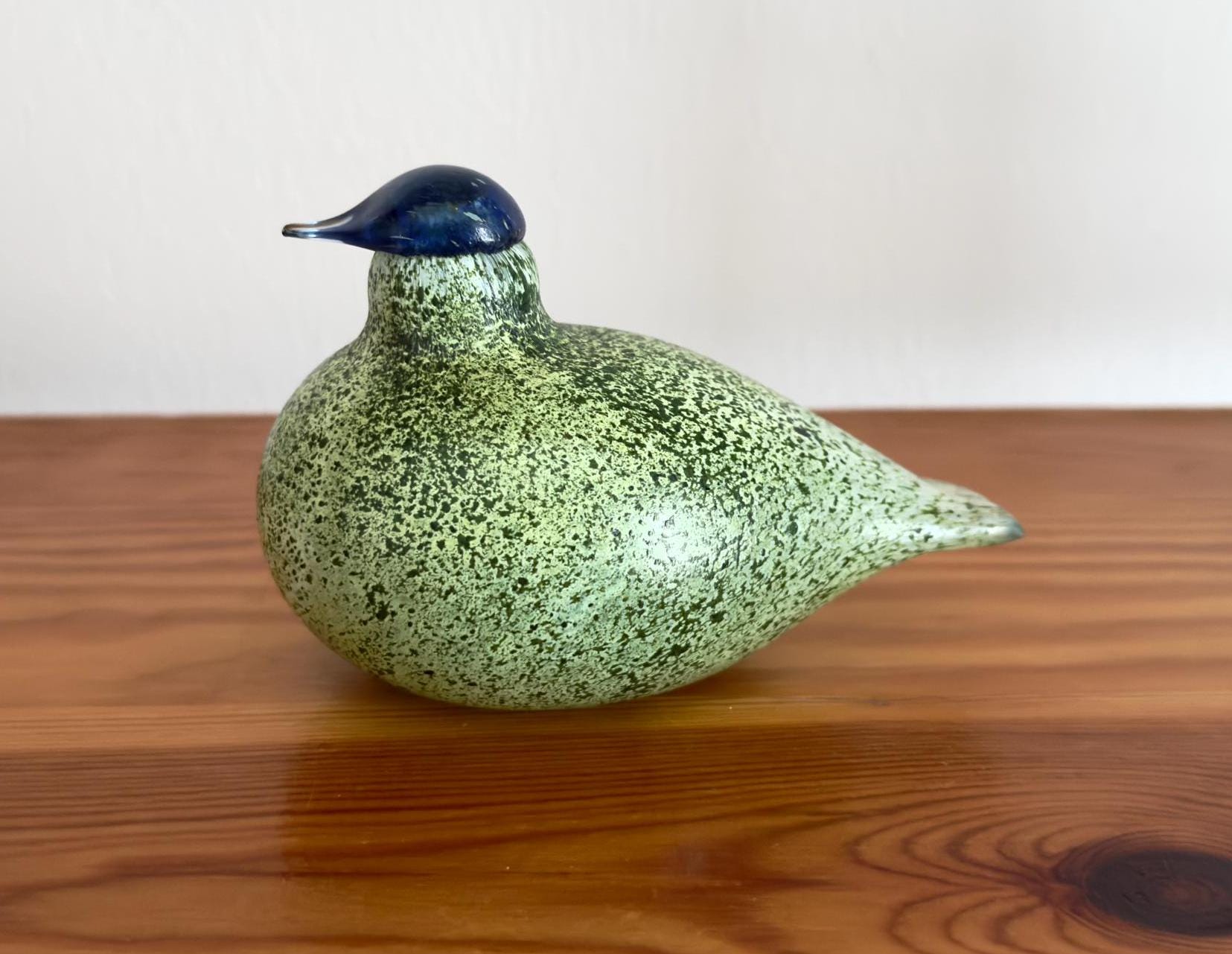 Oiva Toikka Lamino Green Quail (viiriäinen) Very Rare 1980s