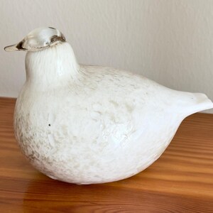 Oiva Toikka Willow Grouse (riekko) Glass Bird Beautiful Art Glass