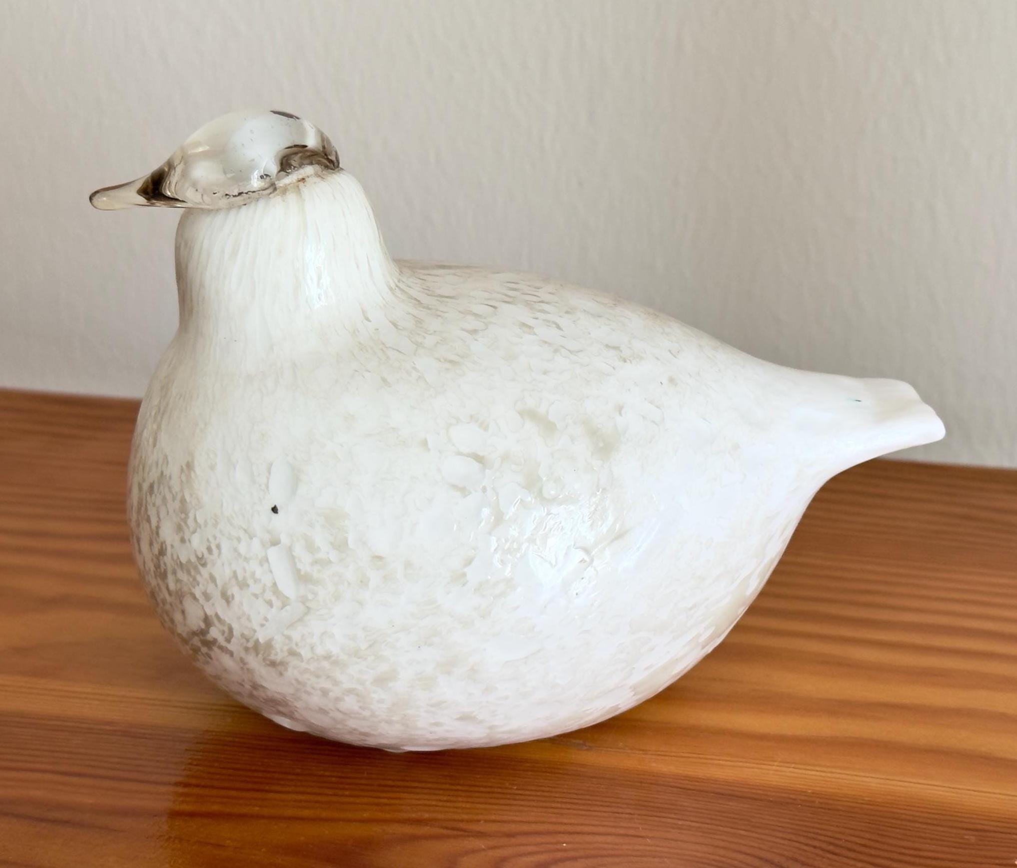 Oiva Toikka Willow Grouse (riekko) Glass Bird Beautiful Art Glass