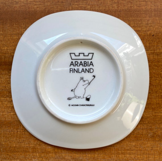 Arabia Finland Moomin Wall Plate Moomin Family on A Float Arabia Finland Moomin Wall Plate Moomin Family on A Float
