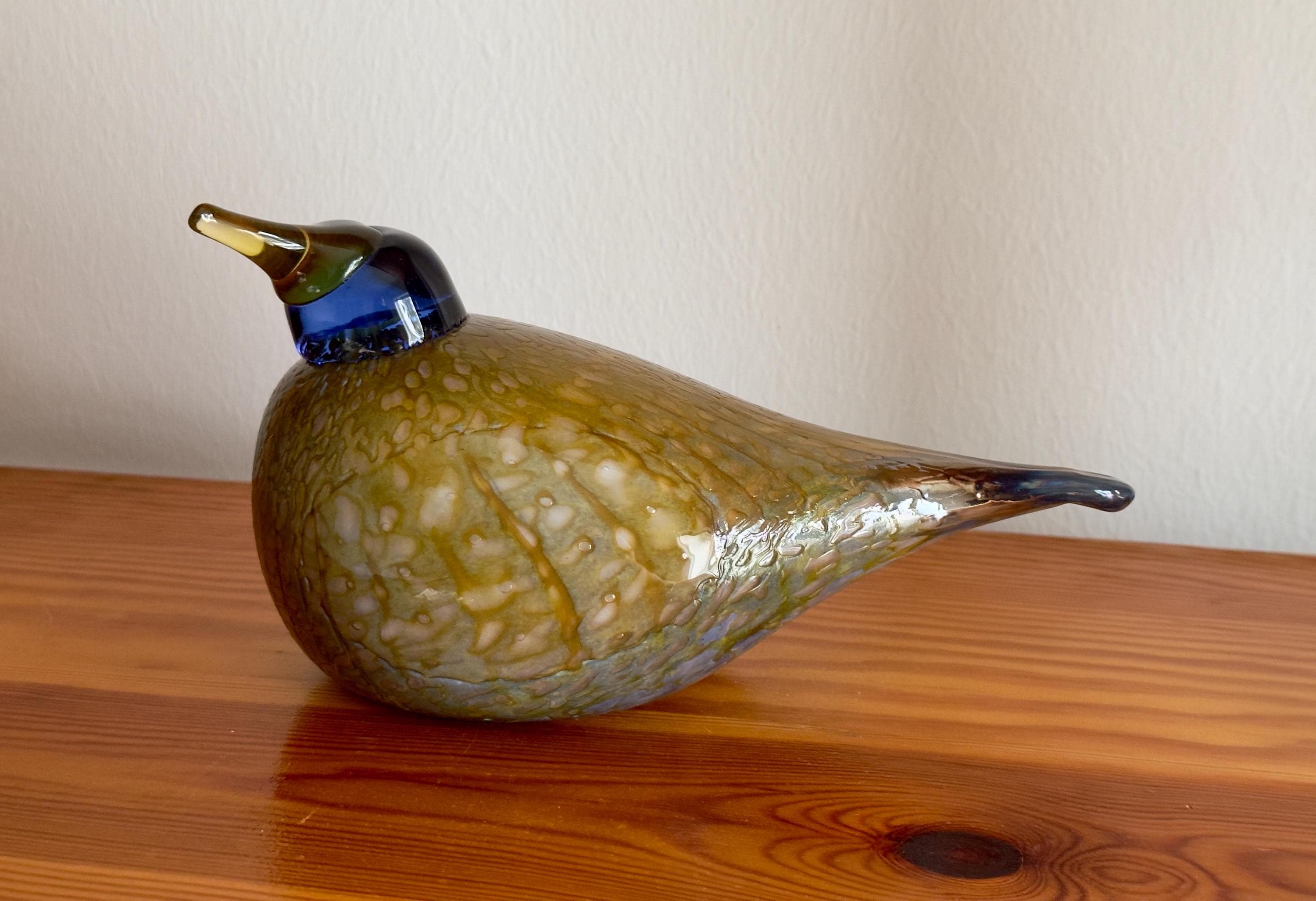 Oiva Toikka Keräkurmitsa Glass Bird Rare Vintage 1990s Design Art