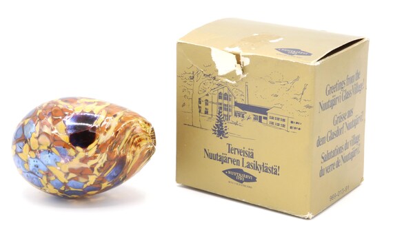 Decoration Egg / Kerttu Nurminen / Nuutajarvi iittala 1978 (4