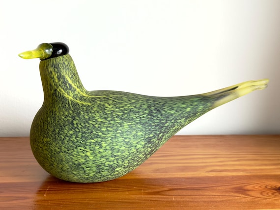 Oiva Toikka Guillemont (kiisla) Big Art Glass Bird Very Rare Split