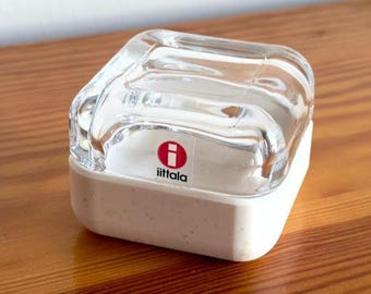Iittala: One Small Turquoise Blue VITRIINI Jewelry Box - Etsy