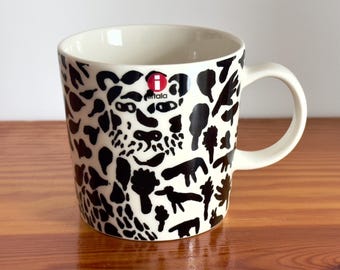 ヴィンテージ 70 年代アラビアフィンランド花柄ガラスプレート牡丹