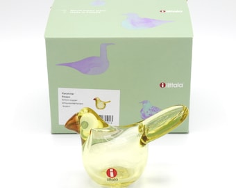 ガラス vintage sieppo/ Oiva Toikka Vintage Iittala Oiva Toikka Bird Sieppo Art Glass Figurine H