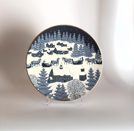 ARABIA Finland 1978年 イヤープレート Arabia Finland Christmas Wall Plate Year 1978 Collectible Vintage