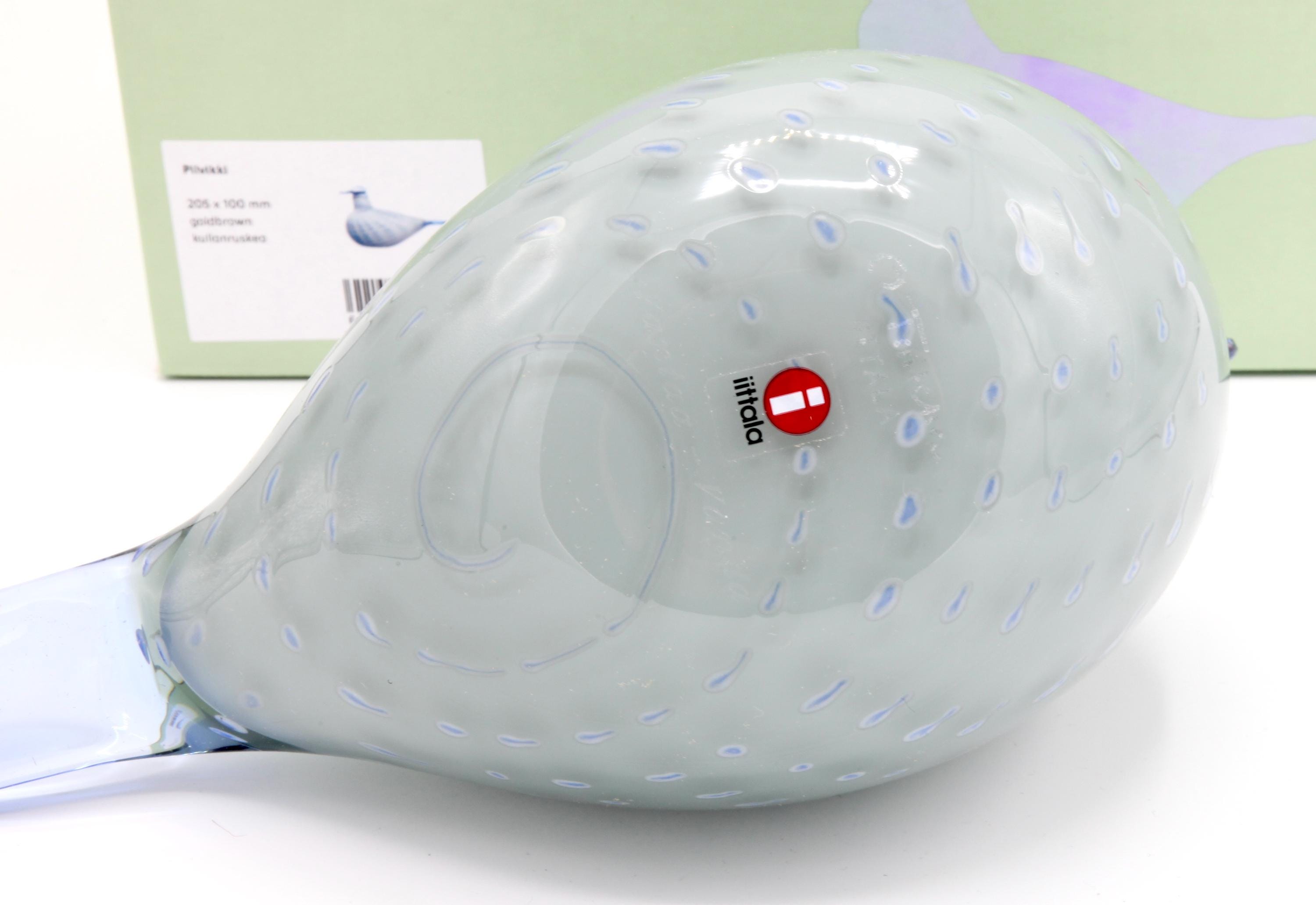 Oiva Toikka Pilvikki City of Vantaa Special Rare Art Glass Bird