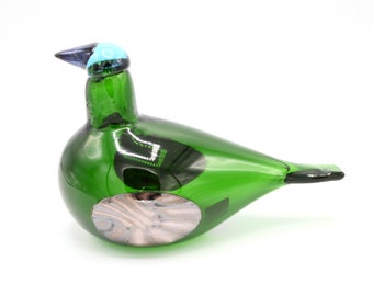 Oiva Toikka Lakla Annual 2015 Art Glass Bird by Iittala Finland
