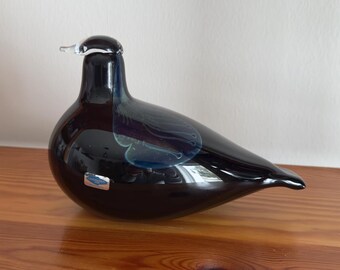 Oiva Toikka Small Smew (Pikku-Uivelo) Art Glass Bird by