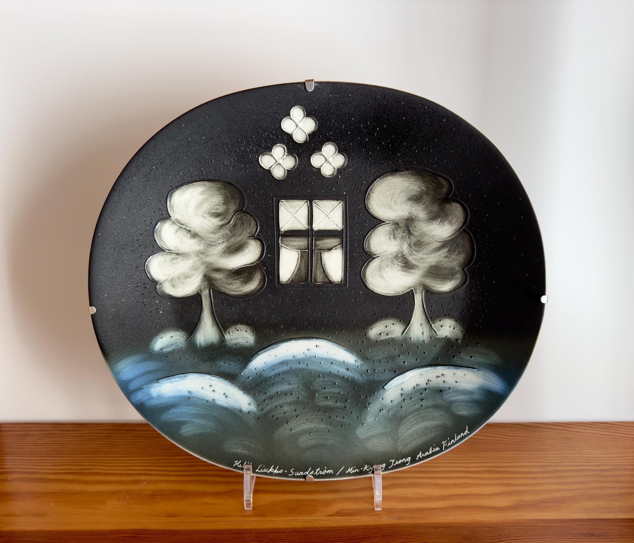 Arabia Finland Winter (talvi) Ceramic Wall Plate Art Platter