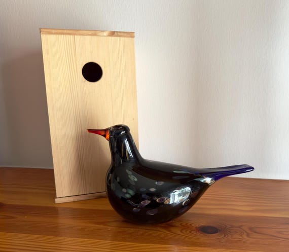 Oiva Toikka Wildwood Cuckoo (korpikäki) Glass Bird Annual 2003 Art