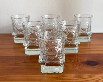 Riihimäen Lasi Pikku Matti Six ショット グラス 高品質ヴィンテージ