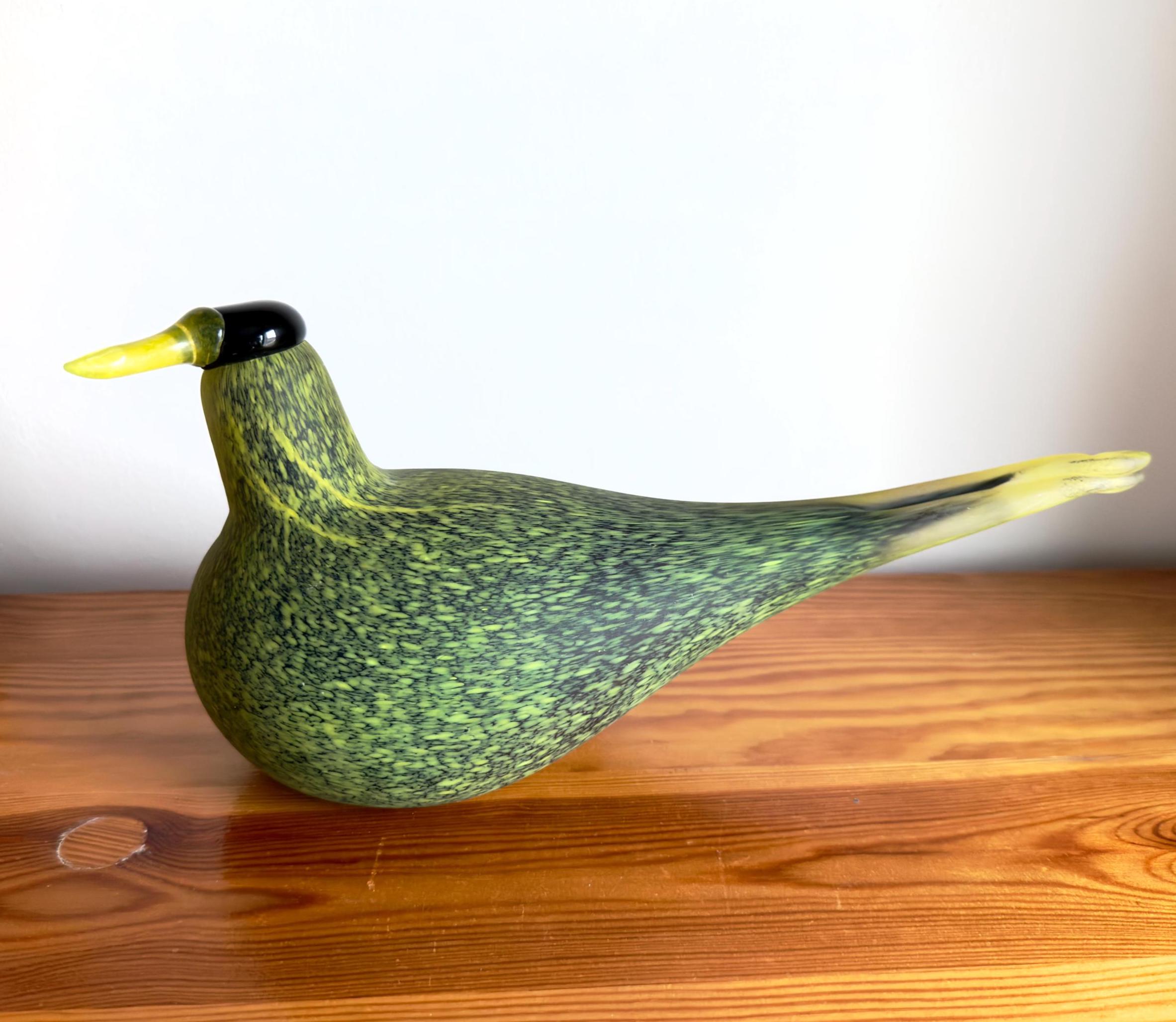 Oiva Toikka Guillemont (kiisla) Big Art Glass Bird Very Rare Split