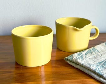 アラビア陶器 フィンランド ティーマ イエロー カイ フランク 蓋付き
