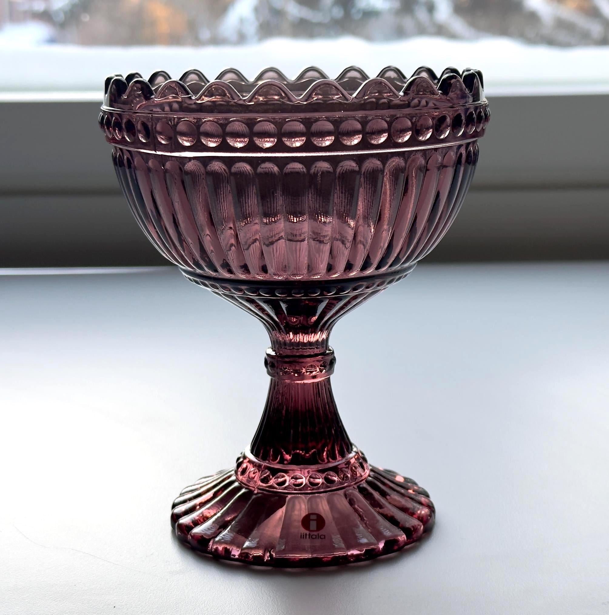 Iittala Finland Mariskooli Bowl Purple (purppura) + Original Box