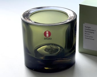 Iittala: One Mondongreen KIVI Votive, Produced by Marimekko - Etsy