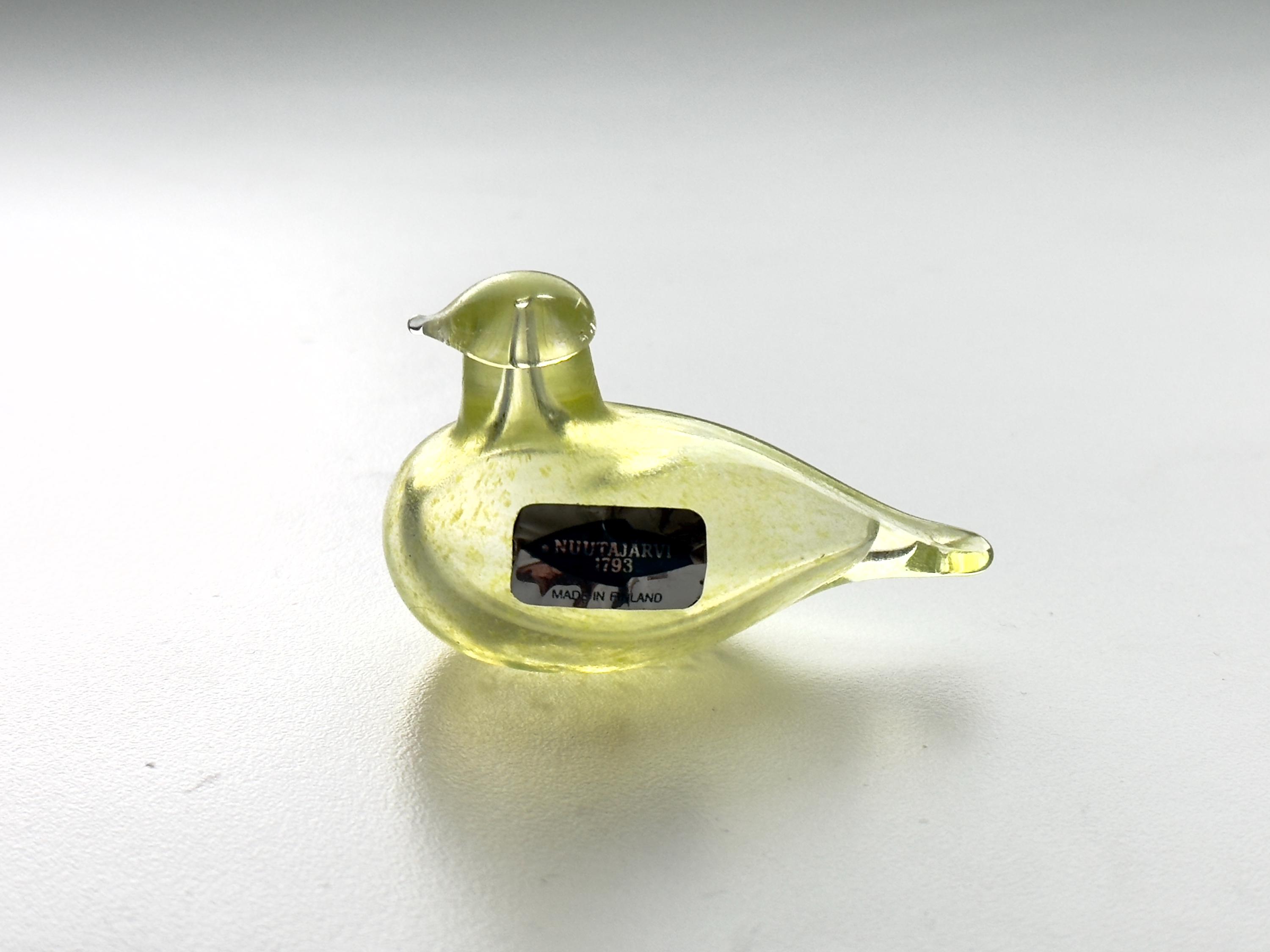 Oiva Toikka バード Golden- Crested Kinglet Oiva Toikka Golden Crested Kinglet (hippiäinen) Yellow