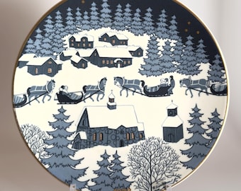 Arabia Finland Christmas Wall Plate Year 1978 Collectible Vintage